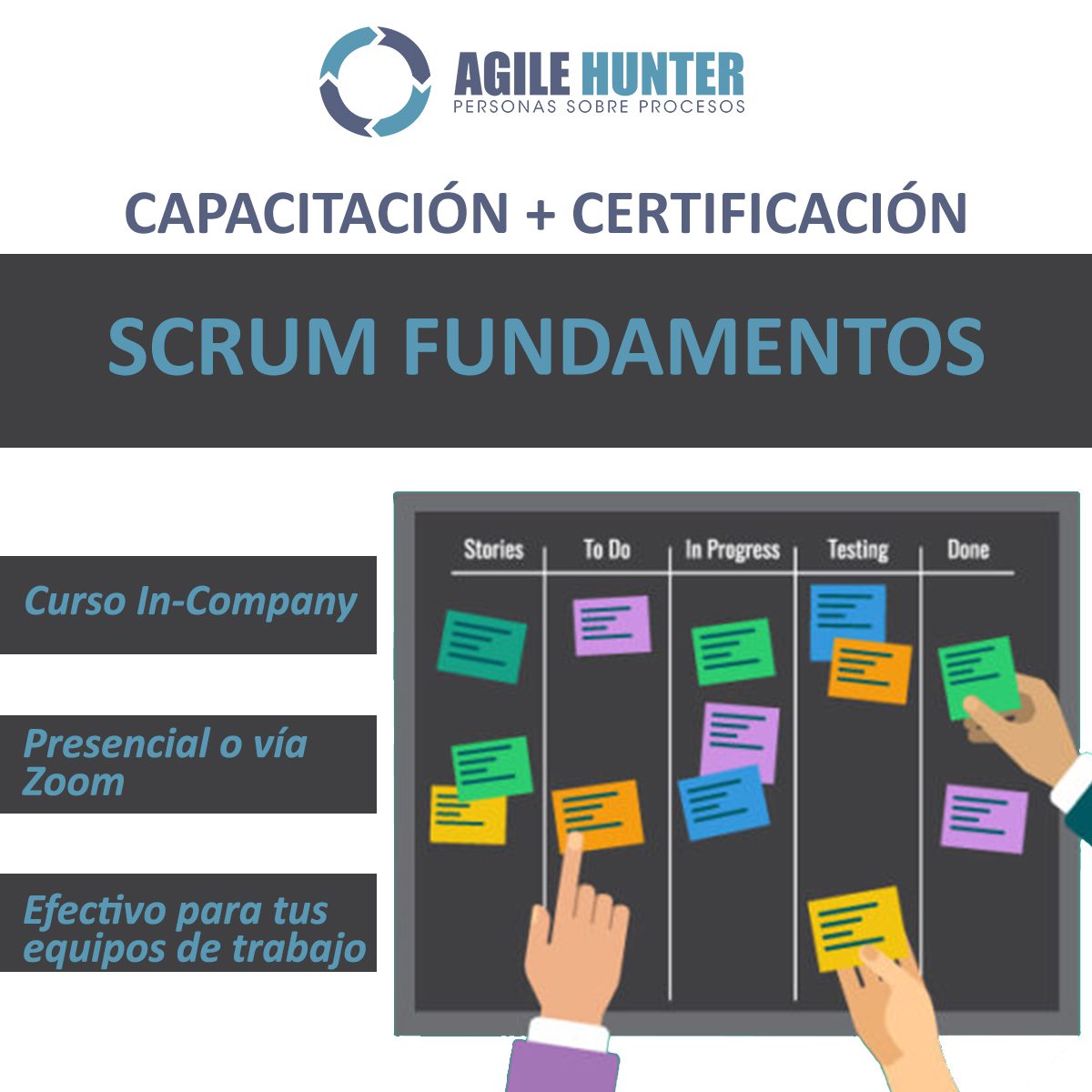 Curso Scrum Fundamentos Privado (In-Company) Online o Presencial 